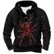 thumbnail image 1 of Sudaderas con capucha para hombre, moda, bolsillos, manga larga, estampado, sudaderas con capucha, blusa para hombre, blusa de poliéster, 1 of 5