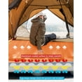 thumbnail image 3 of YR Foam Camping and Backpacking Sleeping Pad, Foldable Lightweight Mat 71"x23.5", Orange, 3 of 8