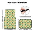 thumbnail image 4 of Daiia Sea Turtle Printed Car Floor Mats Set of 4, Durable Non Slip Auto Floor Carpet, Car Interior Carpets Proof Foot Pads Anti-Slip Cushion Automoetive Accessories, 4 of 6