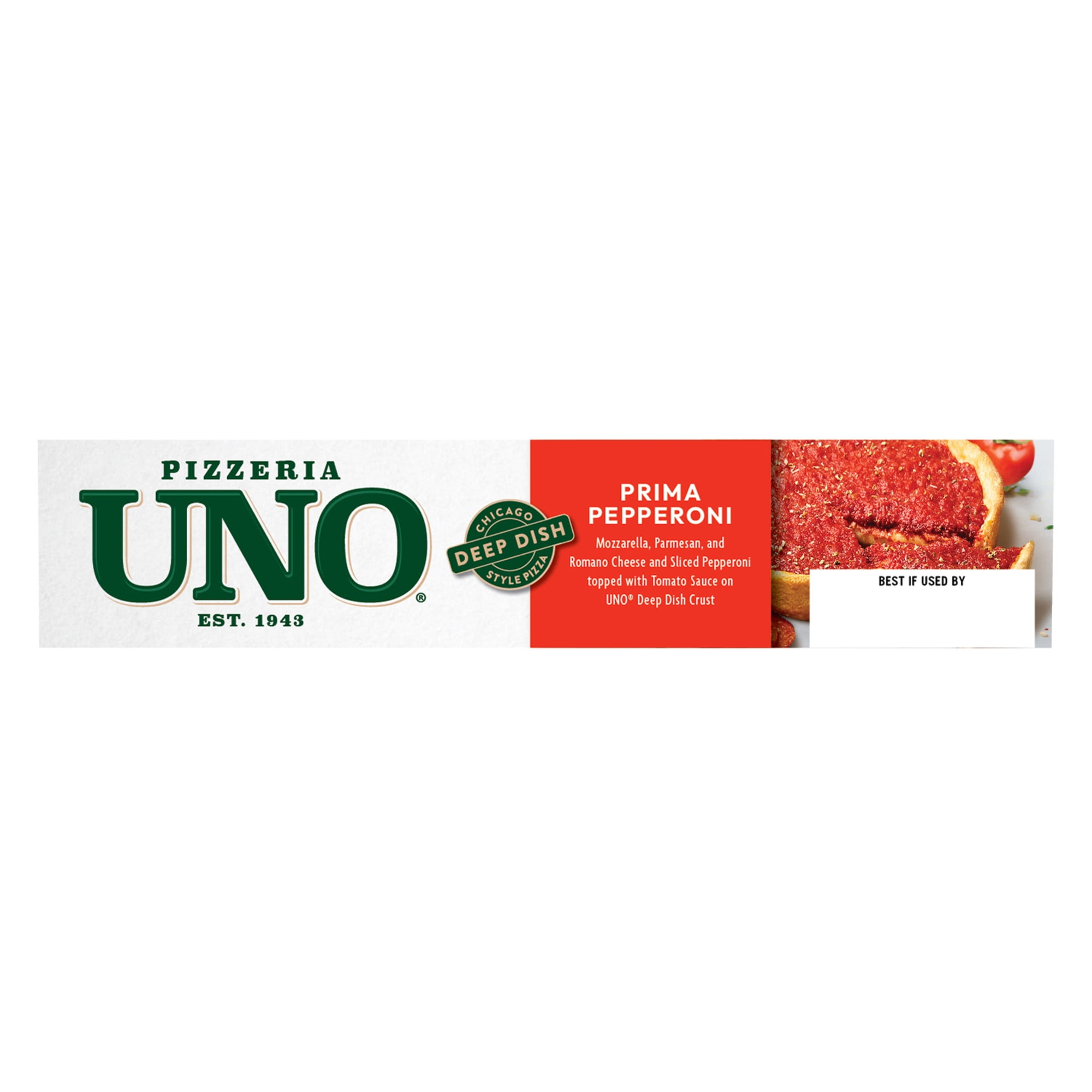 Pizzeria Uno 9in Chicago Style Deep Dish Prima Pepperoni Pizza, Marinara Sauce, Frozen