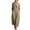 #0161-Khaki, variant on Shihyeh Linen Dresses for Women 2026 Casual Maxi Dress Lightweight Sleeveless Button Down Dresses V Neck Summer Beach Dresses