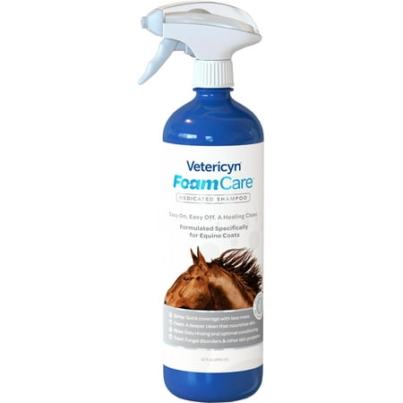Medicated Antifungal - FOAMCARE EQUINE MEDICATED SHAMPOO