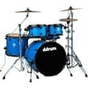 ddrum Journeyman Rambler 5-Piece Drum Kit Blue Sparkle