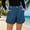 (Fashion 89)Navy, variant on 2026 Women's Relaxed Corduroy Shorts Trendy Button Decoration Solid Shorts with Pockets Summer Loose Fit Shorts