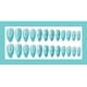 thumbnail image 4 of 24 piezas/caja de uñas postizas de punta larga, cubierta completa, prensa yeacher  Puntas de uñas falsas, 4 of 5