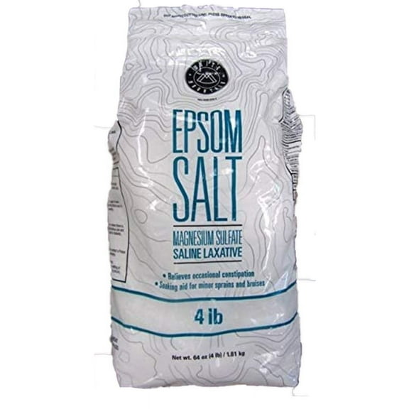 White Mountain Epsom Salt 4 LB Resealable Bag