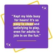 Kinetic Sand Sandbox Set Purple Sand, Tools & Storage