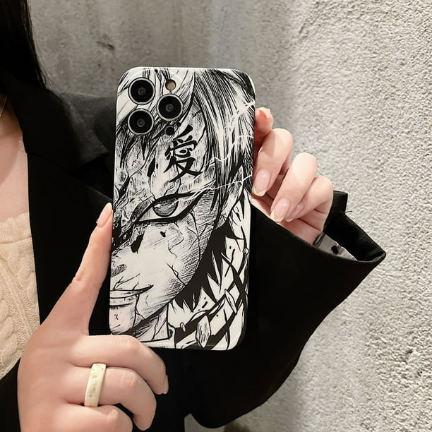 Naruto Gaara Phone Case IPhone 13 12 11 Pro Max 7 8 Plus X XR Soft Silicone Cover Cartoon Anime Figure Phonecase Funda Men GiftsIPhone 12pro Gao Jinjia LED