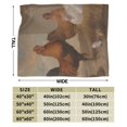 thumbnail image 3 of Kll Fleece Blanket Plush Throw Blanket Oil Painting Chicken And Duck,Soft Fuzzy Cozy Flannel Blanket For Couch Sofa Bed.(40"X30"), 3 of 9