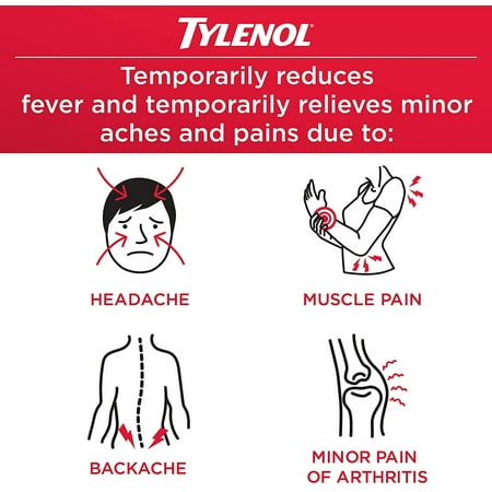 Tylenol 8 HR Arthritis Pain Acetaminophen Extended, 100 ct