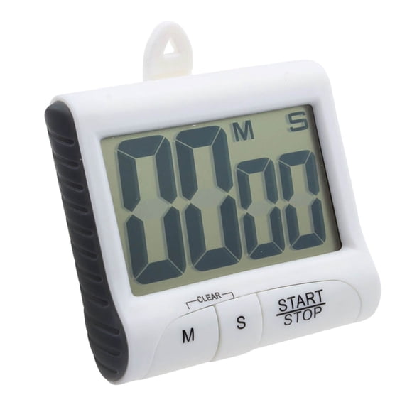 Temporizador digital de cocina con respaldo magnético y clip - Despertador de cuenta atrás de 99 minutos para cocinar, repostar y hacer ejercicio