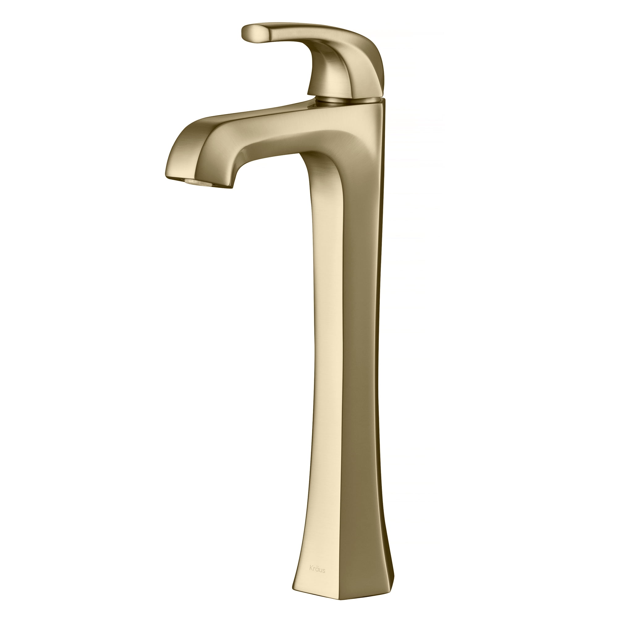 Esta™ Single Handle Vessel Bathroom Faucet with PopUp Drain in Brushed