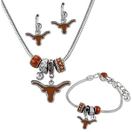 - Texas Longhorns MVP Jewelry Combo (Bracelet, Necklace, Earrings)