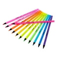 thumbnail image 4 of Crayola Neon Colored Pencils Set (12ct), Glow in the Dark Colored Pencils for Kids, Presharpened, Gift for Kids, Ages 3+, 4 of 5