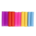 thumbnail image 1 of 10pcs Assorted Colors Reusable Silicone Straws Tips Covers for 0.24inch 6mm Stainless Steel Drinking Straw, 1 of 4
