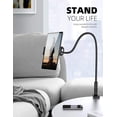 thumbnail image 4 of Lamicall Support de Tablette à Col de Cygne Support de Support pour iPad - Pince de Bras de Tablette Flexible pour Lit, Bureau Compatible avec iPad 2020, 4 of 5