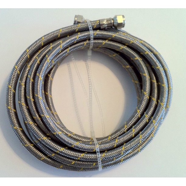 Propane, Natural Gas Line 16 ft Stainless Steel Braided ...