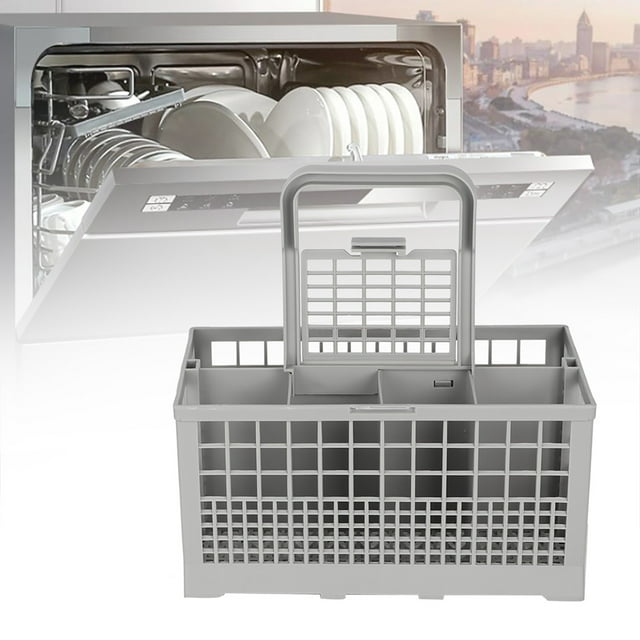 Dishwasher Basket, Universal Cutlery Basket Replacement Box for Multipurpose Dishwashers