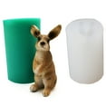 thumbnail image 2 of GENEMA 3D Silicone Rabbit Cake Decorative Mold Easter Rabbit Animal Modeling Candle Mold Gypsum Resin Mold, 2 of 10