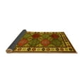 thumbnail image 2 of Ahgly Company Indoor Square Oriental Yellow Industrial Area Rugs, 8' Square, 2 of 4