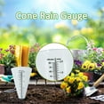 thumbnail image 4 of Jauge de Pluie Conique pour Mesure de Jardin Extérieur, 4 of 8