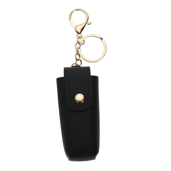 Unique Bargains 1 Pc Handbag Charms Keychains Lipstick Bag Bag Accessories Black