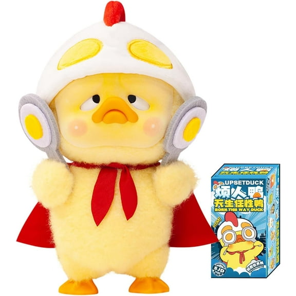 Upsetduck Plush Doll Blind Box, Upsetduck Born This Way Duck Series Stuffed Animals Blind Box, Kawaii 7 Possible Style Mystery Collectible Toys Cute Soft Animals Charm Christmas Birthday Gifts