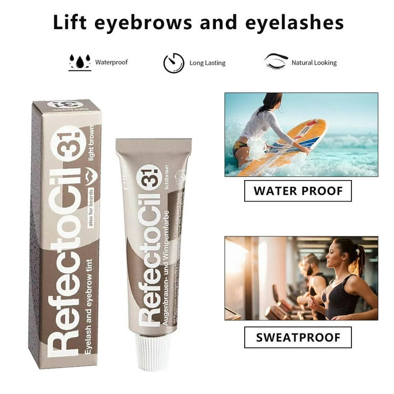 RefectoCil Professional Eyelash & Eyebrow Tint Color, Light Brown