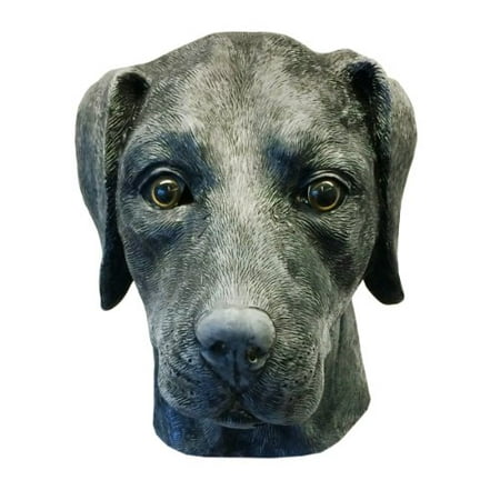 Black Labrador Retriever Dog Costume Face Mask - Off the Wall Toys Kennel (Best Toys For Labrador Retrievers)