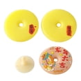 thumbnail image 2 of Esponja de limpieza de cocina, cepillo para lavavajillas, sartén portátil, bola de limpieza para accesorios, restaurante, baño, uso doméstico 1 rosa 2 amarillo, 2 of 8