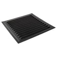 thumbnail image 4 of Square Metal Vent Cover for Air Ventilation 30x30cm Black Louver Plate, 4 of 10