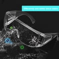 thumbnail image 4 of Lunettes de Protection Lunettes pour les Yeux 2 Pcs Lunettes Transparentes Anti-Sable Lunettes de Travail Lunettes de Protection pour Arrêter la Salive, 4 of 8