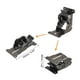thumbnail image 4 of Soportes de patas de mesa plegables Uxcell, paquete de 4 bisagras de auto bloqueo de 0-90-180 grados, negro, 4 of 6