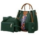 thumbnail image 1 of Qarigey Bolsos elegantes de cuero para cada ocasión Bolso de mensajero funcional y de moda Bolso de hombro Bolsas de mensajero y de hombro verde, 1 of 6