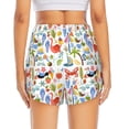 thumbnail image 4 of Goofa Hello Summer2 Printed Women 2 in 1 Running Shorts,Quick Dry Athletic Workout Shorts,High Waisted Athletic Shorts with Liner Pockets-, 4 of 9