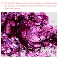 thumbnail image 4 of Unique Bargains Flocons d'Or pour Résine, 3g Flocons Métalliques, Imitation Feuille d'Or Métallique, Violet Rouge, 4 of 6
