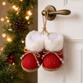 thumbnail image 4 of Dalxymotic Christmas Boot Ornament, Knitted Hanging Boot Decoration, Winter Pendant Decor, Cute Knitted Decor, Christmas Boot Ornament Decoration for Tree, Home, Mantel, Shelf, Desk, 4 of 6