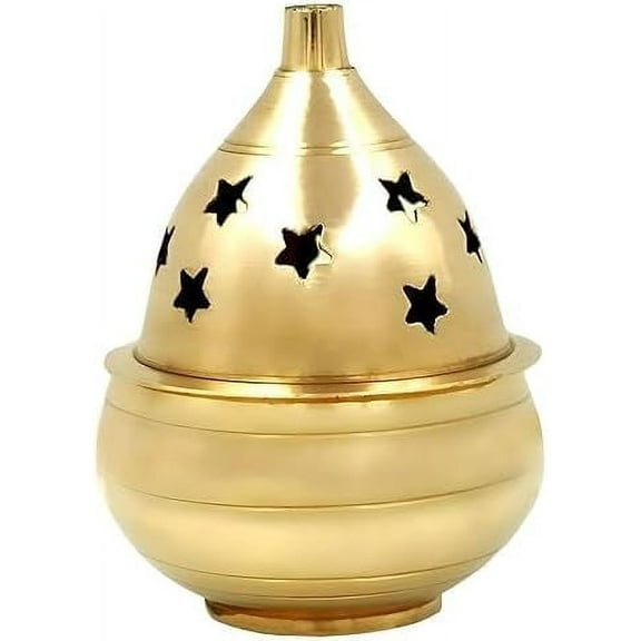 Kuber Goblet Brass Table Diya Decorative Round Gift for Home & Office Decor, Gold