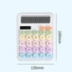 thumbnail image 2 of Calculadora de Escritorio, Pantalla LCD Grande, Botones Coloridos, con Energía Solar y a Batería, Pantalla de 12 Dígitos, para Uso en Oficina, Escuela y Hogar, 2 of 2