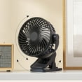 thumbnail image 4 of Clip Fan with 360 Degree Rotation and Three Speed Settings Multifunctional Small USB Rechargeable Fan Cooling Accessory, 4 of 9