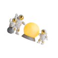 thumbnail image 1 of tredstone 4pcs Astronaut Figurine Set Home Decor Sstronaut Desktop Statue Cute Decor Gold Yellow 1Set, 1 of 6