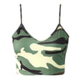 thumbnail image 4 of Chaleco ajustado con tirantes en la parte superior del tubo y estampado de garra mágica de verano informal a la moda para mujer Pompotops lopia991046, 4 of 9