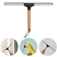 thumbnail image 5 of MRLESS 12 Inch Shower Squeegee with Wooden Handle for Bathroom Glass, Shower Doors, Mirrors - Streak-Free Cleaning Tool, 5 of 7