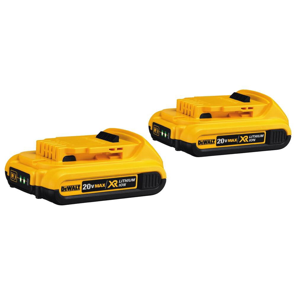 Open Box Dewalt DCB203-2 20V Max 2.0AH Lithium Ion Battery 2 Pack