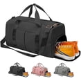 thumbnail image 2 of Waterproof Gym Bag with Shoe Compartment & Dry-Wet Separation | Sports Tote Bag for Travel Fitness, 2 of 5