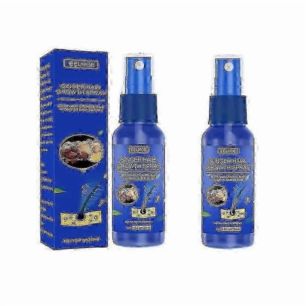 Ginger Hair Growth Spray Scalp Massage Moisturizing Thick Hair Hair Care Nu