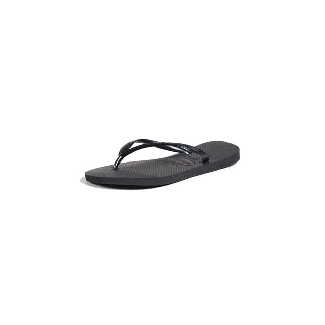 Ojotas Slim Havaianas Mujer Negras Talle 11/12 US