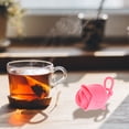 thumbnail image 4 of piezas de colador de infusión de té con forma de rosa, infusor de té de silicona para té, té de flores, té suelto, 4 of 6