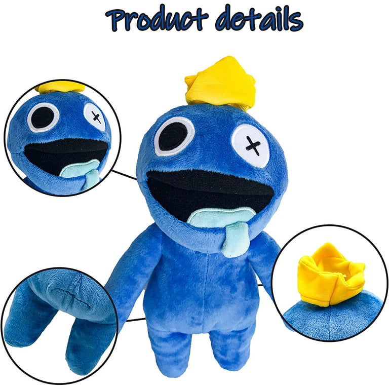 Rainbow Friends Blue/Green/Purple/Red/Pink/Yellow/Brown Plush,5 Pcs Cute  Game Cartoon Character Blue Plush Doll Toy,Halloween Christmas Birthday  Party Favor Gift for Best Friends and Kids (A) : : Toys & Games