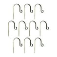 thumbnail image 2 of Sharprepublic 10 Pieces Christmas Stocking Holders Metal Hooks for Mantel Fireplace Office Bronze, 2 of 8